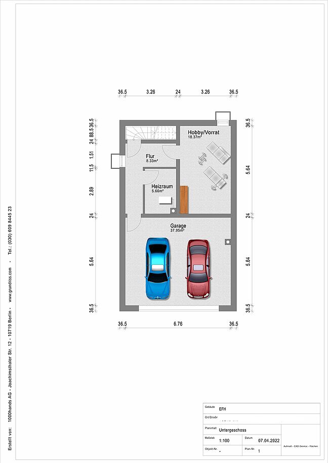 Grundriss für Exposé 3224