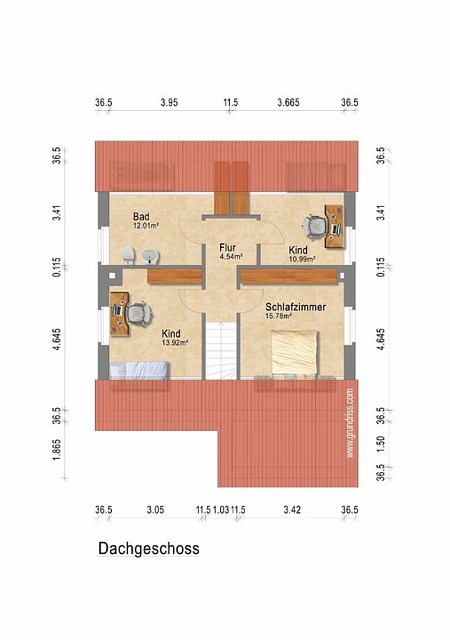 Grundriss für Exposé EFH55 Grundriss für Exposé EFH55
