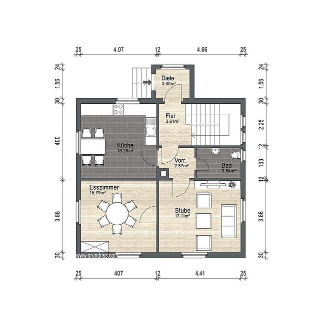 Grundriss für Exposé 4102