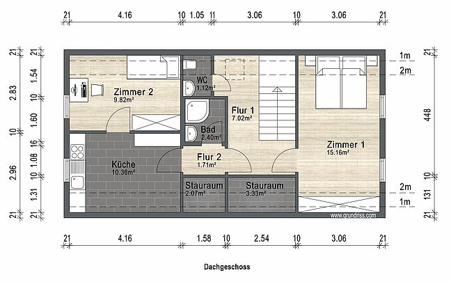 Grundriss für Exposé 3095