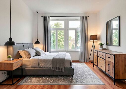Schlafzimmer - Visualisierung