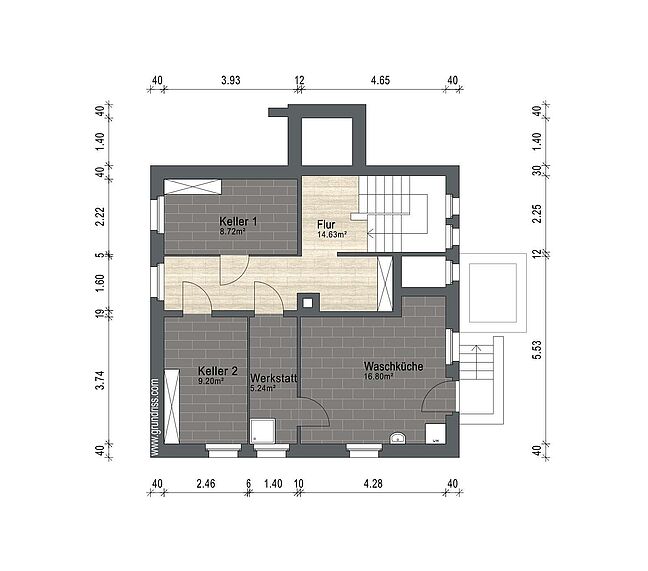 Grundriss für Exposé 4102