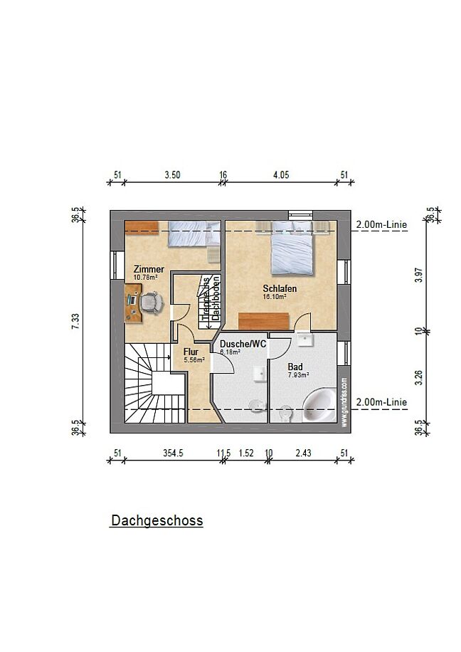 Grundriss für Exposé ZFH1 Grundriss für Exposé ZFH1