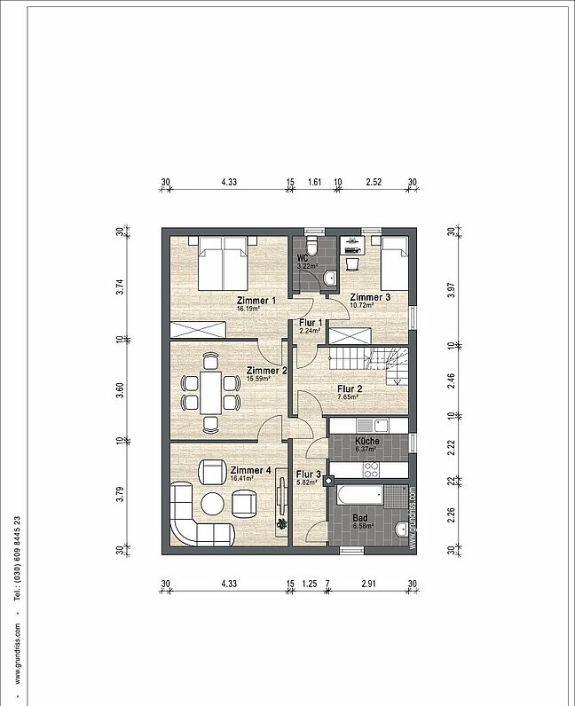 Grundriss für Exposé 3458 Grundriss für Exposé 3458