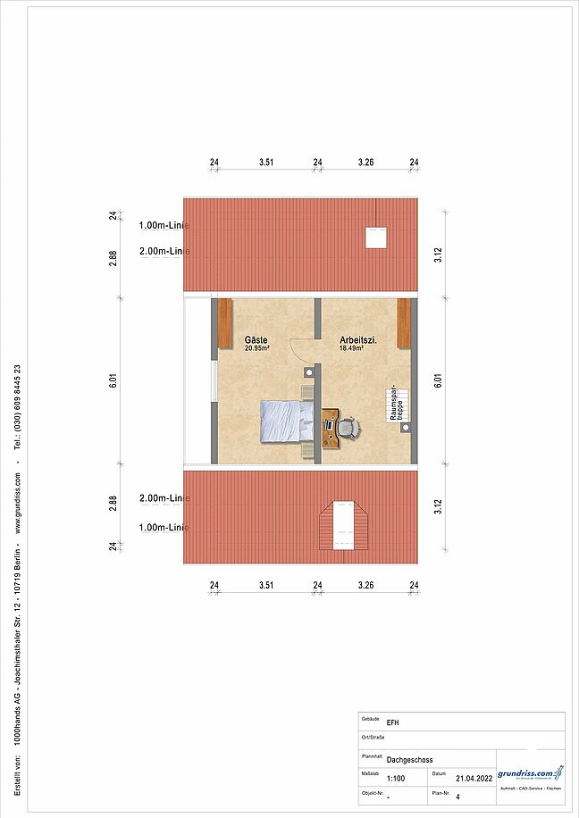 Grundriss für Exposé 3224