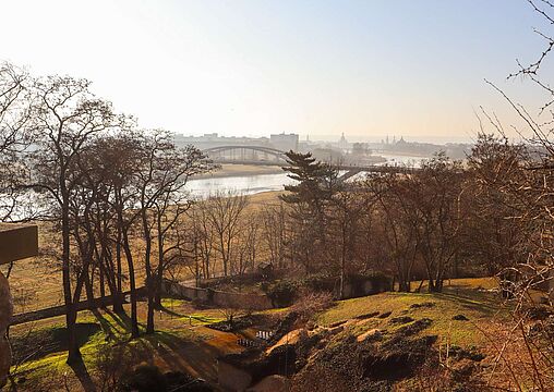 Ausblick und Parkanlage Ausblick und Parkanlage