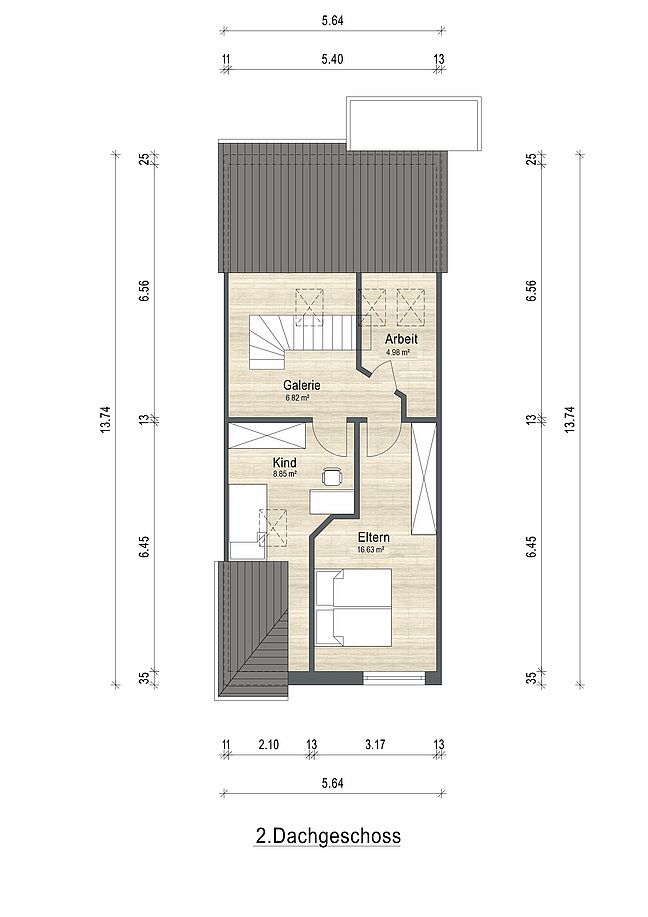 Grundriss für Exposé 3138