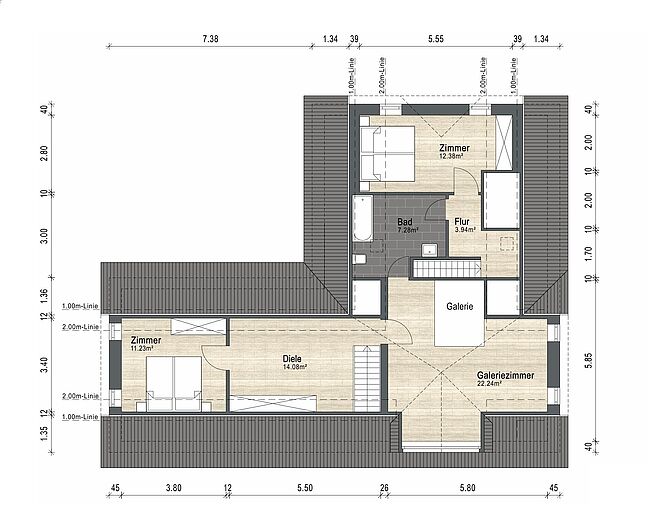 Grundriss für Exposé 3533