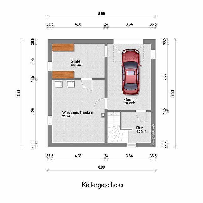 Grundriss für Exposé EFH52 Grundriss für Exposé EFH52