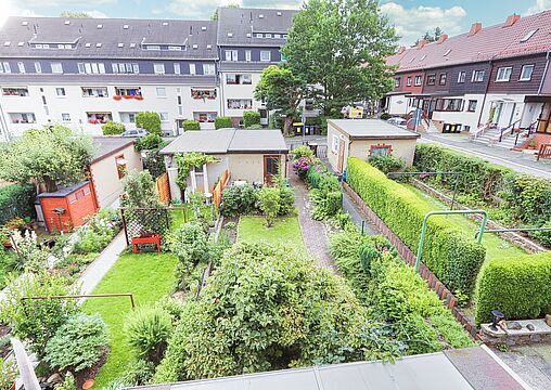Luftaufnahme Garten Luftaufnahme Garten