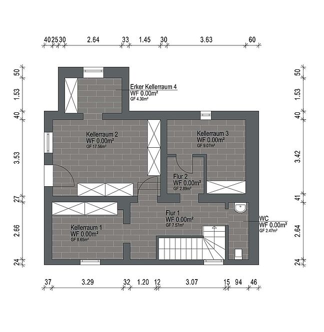 Grundriss für Exposé 4256